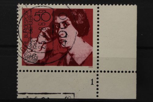Deutschland (BRD), MiNr. 828, Ecke rechts unten, FN 1, gestempelt