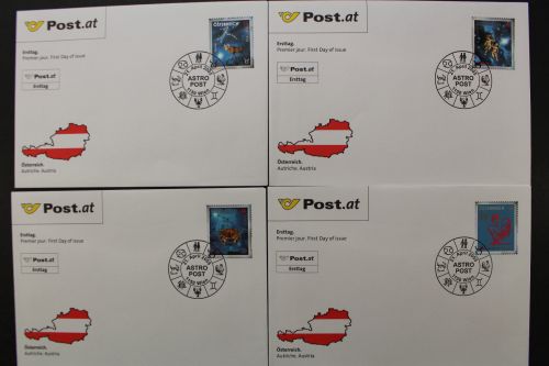 Österreich, MiNr. 2522-2525, FDC