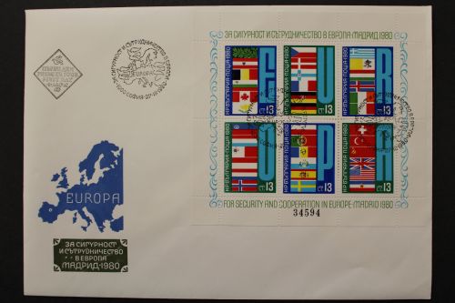 Bulgarien, MiNr. Block 100, FDC