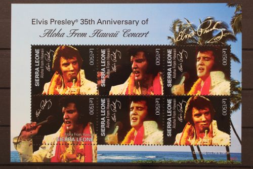 Sierra Leone, MiNr. 5096-5099, Kleinbogen, postfrisch