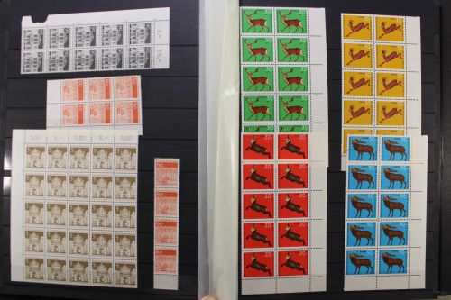 Deutschland (BRD) Bestand, viele Randstücke, Einheiten, Rollenmarken