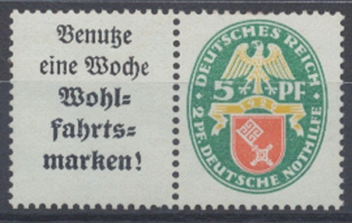 Deutsches Reich, Michel Nr. W 35 ungebraucht / unused