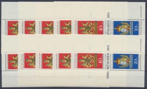 Deutschland (BRD), MiNr. Block 9, 10 Blöcke, postfrisch