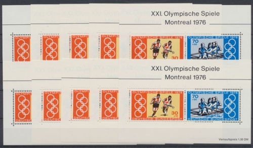 Deutschland (BRD), MiNr. Block 12, 10 Blöcke, postfrisch