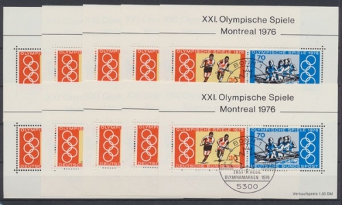 Deutschland (BRD), MiNr. Block 12, ESST Bonn, gestempelt