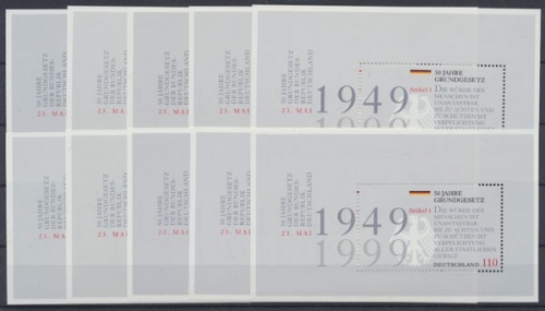 Deutschland (BRD), MiNr. Block 48 (10), postfrisch