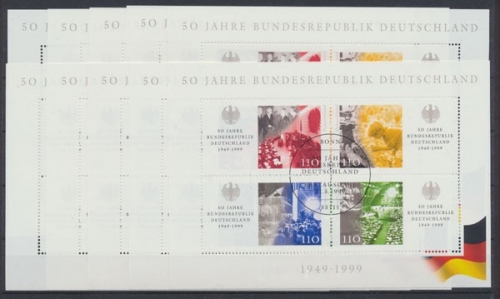 Deutschland (BRD), Michel Nr. Block 49 (10), ESST Bonn