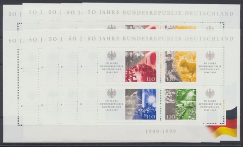 Deutschland (BRD), MiNr. Block 49 (10), postfrisch