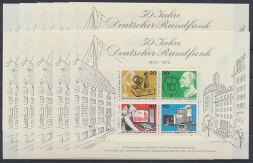 Berlin, MiNr. Block 4, 10 Stück, postfrisch