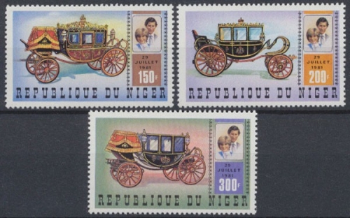 Niger, MiNr. 758-760, postfrisch