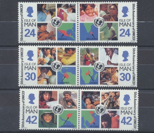 Isle of Man, MiNr. 695-700 ZD, postfrisch