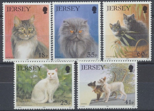 Jersey, MiNr. 645-649, postfrisch