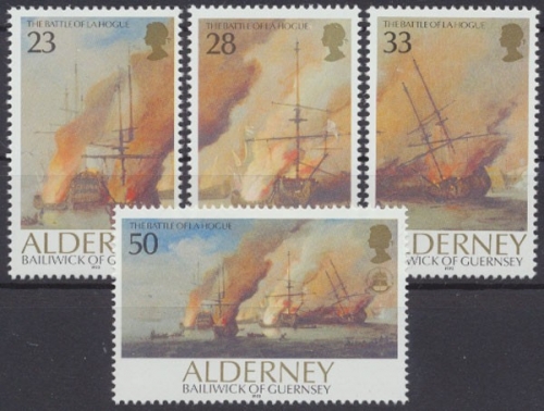 Alderney, MiNr. 55-58, postfrisch