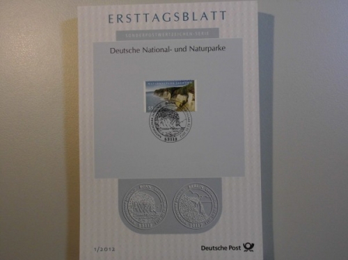 Deutschland (BRD), Ersttagsblätter, Jahrgang 2012, 1/2012 - 50/2012 + 2 SK Blätter