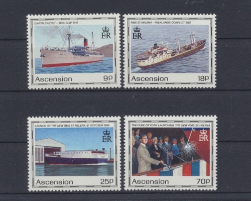 Ascension, Schiffe, MiNr. 535-538, postfrisch