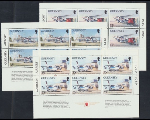 Guernsey, Michel Nr. 453, 456, 457, postfrisch/MNH
