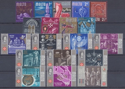 Malta, MiNr. 301-319, postfrisch