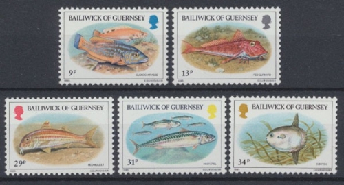 Guernsey, MiNr. 314-318, postfrisch