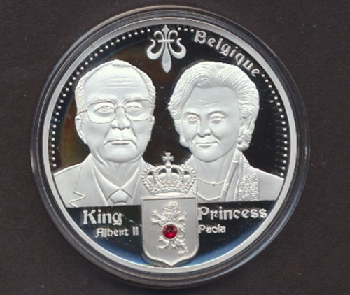 King Albert II und Princess Paola, Belgien