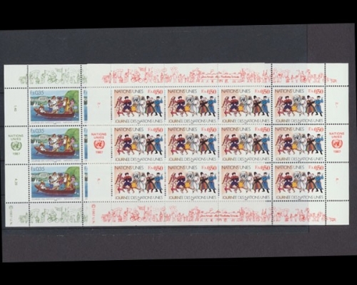 UNO Genf, MiNr. 158-159 Kleinbögen, postfrisch