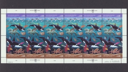 UNO Genf, MiNr. 213-214 Kleinbogen, postfrisch