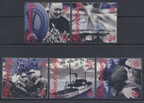 Guernsey, MiNr. 672-676, postfrisch