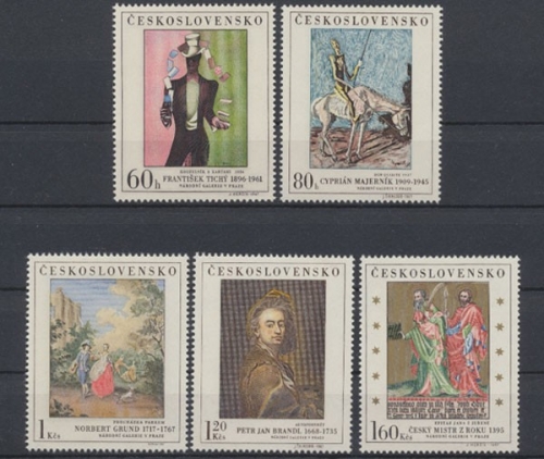 Tschechoslowakei, MiNr. 1748-1752, postfrisch