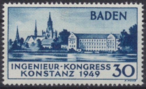 Französische Zone Baden, MiNr. 46 I, postfrisch