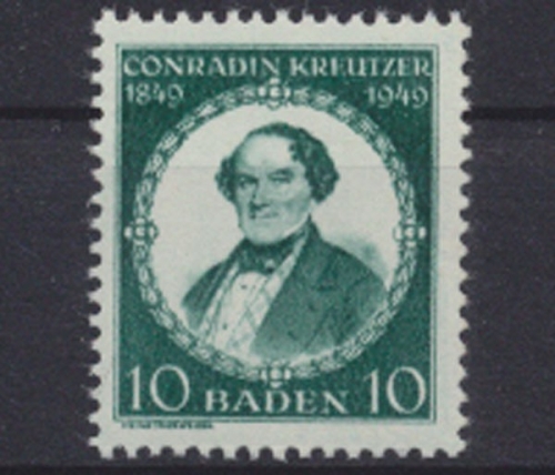 Französische Zone Baden, MiNr. 53, postfrisch