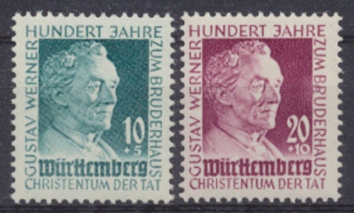 Französische Zone Württemberg, MiNr. 47-48, postfrisch