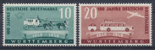 Französische Zone Württemberg, MiNr. 49-50, postfrisch