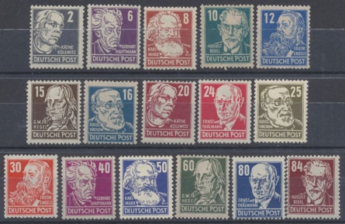 Sowjetische Zone, MiNr. 212-227, postfrisch