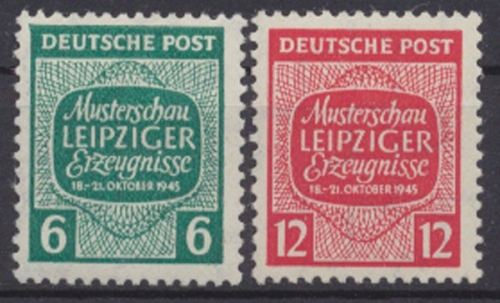 Sowjetische Zone, MiNr. 124-125 X, postfrisch