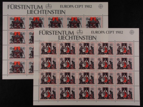 Liechtenstein, MiNr. 791-792 KB, postfrisch