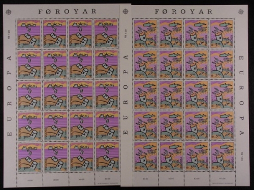 Färöer, Michel Nr. 134-135 KB, postfrisch / MNH