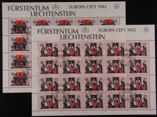 Liechtenstein, MiNr. 791-792 KB, gestempelt