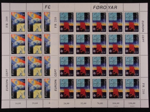 Färöer, Michel Nr. 215-216 KB, postfrisch / MNH