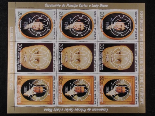 Sao Tome + Principe, Michel Nr. 700-702 a A KB, postfrisch / MNH