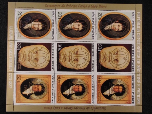 Sao Tome + Principe, Michel Nr. 700-702 b A KB, postfrisch / MNH