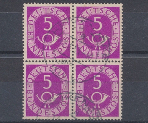 Deutschland (BRD), Michel Nr. 125 VB, gestempelt
