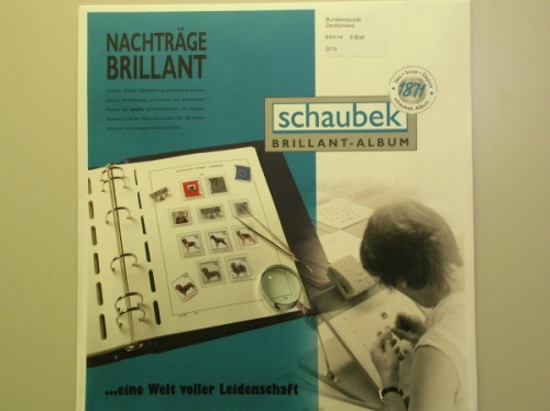 Schaubek Brillant, Vordruckblätter Deutschland 2014