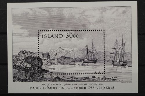 Island, Schiffe, MiNr. Block 8, postfrisch