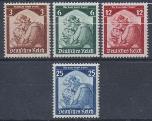 Deutsches Reich, MiNr. 565-568, postfrisch