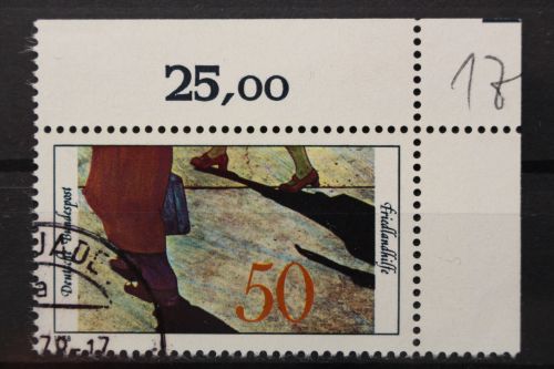 Deutschland (BRD), MiNr. 957, Ecke rechts oben, gestempelt