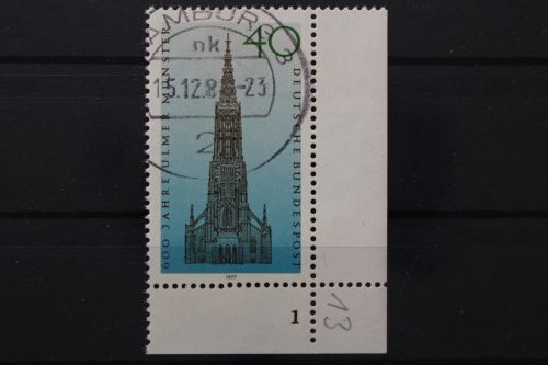 Deutschland (BRD), MiNr. 937, Ecke rechts unten, FN 1, gestempelt