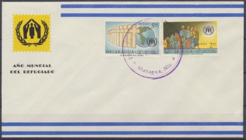 Nicaragua, Michel Nr. 1257-1258, FDC