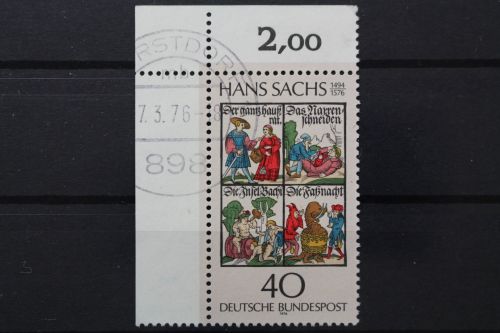 Deutschland (BRD), MiNr. 877, Ecke links oben, gestempelt