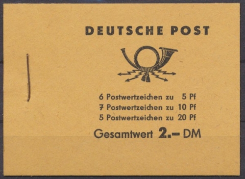 DDR, MiNr. MH 3 b 1, postfrisch