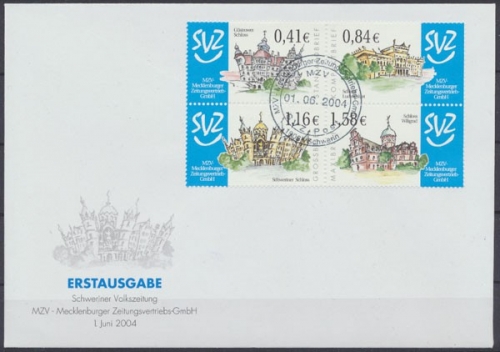 Mecklenburger Zeitungsvertrieb, FDC