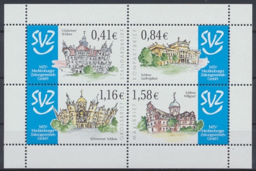 Mecklenburger Zeitungsvertrieb, Kleinbogen, postfrisch